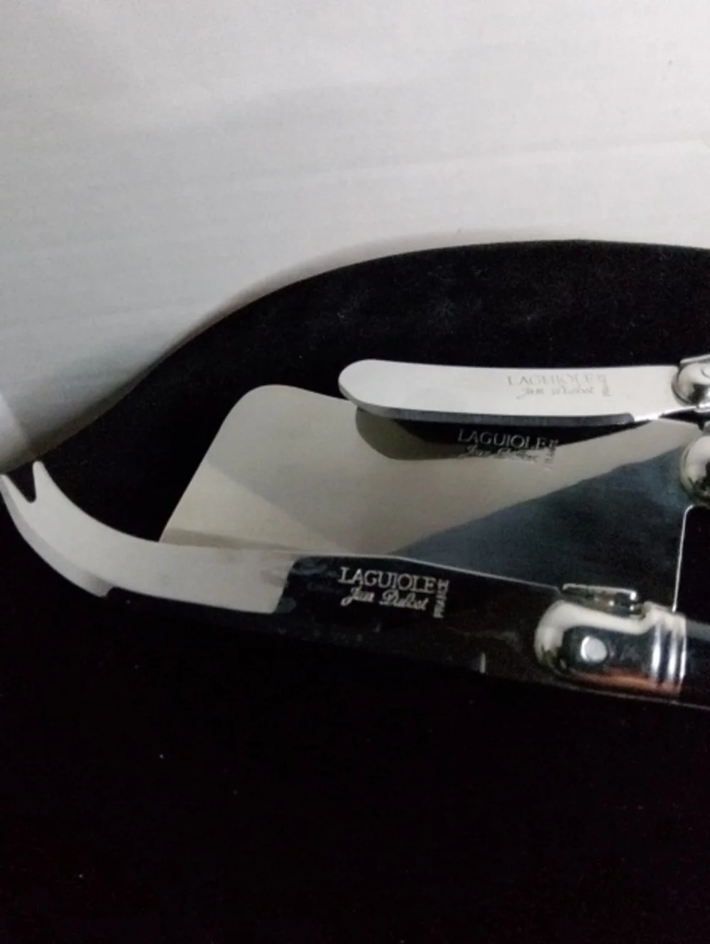 Jean Dubost Laguiole 3-piece Cheese Set.